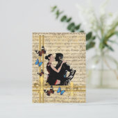Vintager Tango Postkarte (Stehend Vorderseite)
