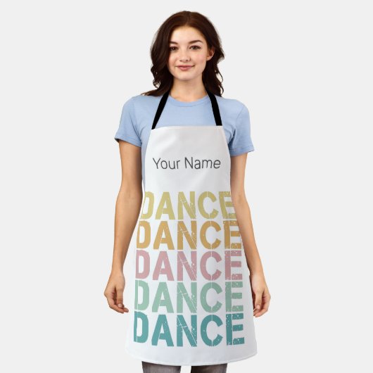 Vintager Tanz für Retro Disco Schürze (Getragen)