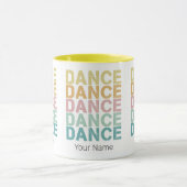 Vintager Tanz für Retro Disco Tasse (Zentrum)