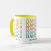 Vintager Tanz für Retro Disco Tasse (Vorderseite Links)