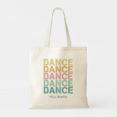 Vintager Tanz für Retro Disco Tragetasche (Rückseite)