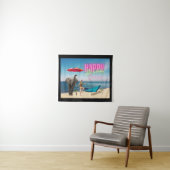 Vintager Tänzer, 21. Geburtstag, Altered Art Table Wandteppich (Beispiel (Horizontal))