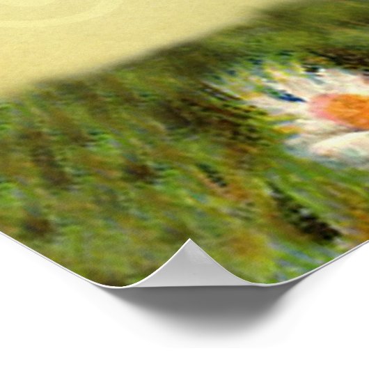 Vintager Tänzer auf einem Kamel Poster (Ecke)