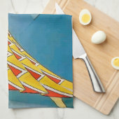 Vintager Tänzer Geschirrtuch (Viertel Falte)