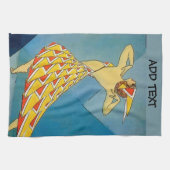 Vintager Tänzer Geschirrtuch (Horizontal)