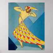 Vintager Tänzer Poster (Vorne)