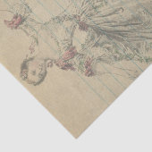 Vintager Tänzer Seidenpapier (Ausschnitt)