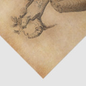 Vintager Tänzer Seidenpapier (Ausschnitt)