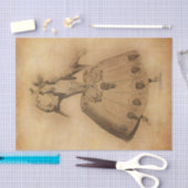 Vintager Tänzer Seidenpapier (Handwerk)