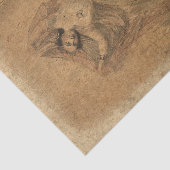 Vintager Tänzer Seidenpapier (Ausschnitt)