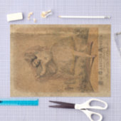 Vintager Tänzer Seidenpapier (Handwerk)