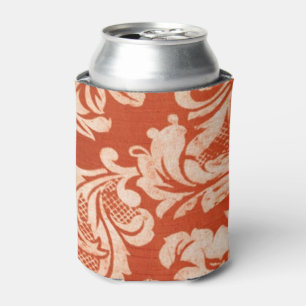 Vintager Tapetenmit blumenhintergrund Dosenkühler
