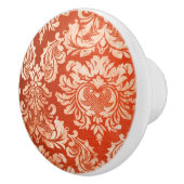 Vintager Tapetenmit blumenhintergrund Keramikknauf (Rechts)