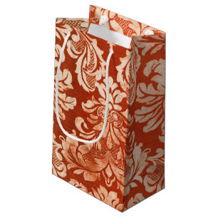 Vintager Tapetenmit blumenhintergrund Kleine Geschenktüte