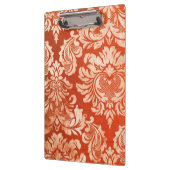 Vintager Tapetenmit blumenhintergrund Klemmbrett (Links)