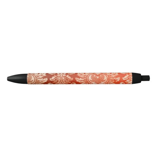 Vintager Tapetenmit blumenhintergrund Kugelschreiber (Vorderseite)