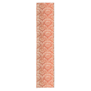 Vintager Tapetenmit blumenhintergrund Kurzer Tischläufer