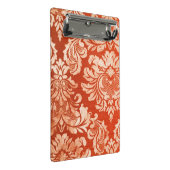 Vintager Tapetenmit blumenhintergrund Mini Klemmbrett (Schrägansicht)