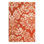 Vintager Tapetenmit blumenhintergrund Mini Klemmbrett (Rückseite)