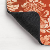 Vintager Tapetenmit blumenhintergrund Mousepad (Ecke)