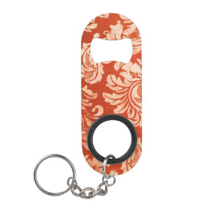 Vintager Tapetenmit blumenhintergrund Schlüsselbund Flaschenöffner
