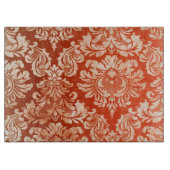 Vintager Tapetenmit blumenhintergrund Schneidebrett (Vorderseite)