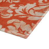 Vintager Tapetenmit blumenhintergrund Schneidebrett (Ecke)