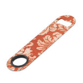 Vintager Tapetenmit blumenhintergrund Speed Flaschenöffner (Vorderseite Schrägansicht)