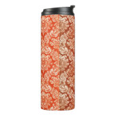 Vintager Tapetenmit blumenhintergrund Thermosbecher (Nach links gedreht)