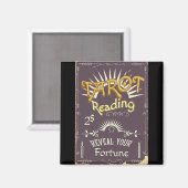 Vintager Tarot Reader Magnet (Vorderseite/Rückseite)