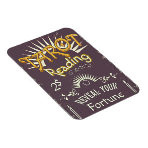 Vintager Tarot Reader Magnet