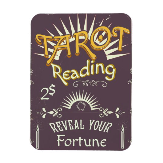 Vintager Tarot Reader Magnet (Vertikal)