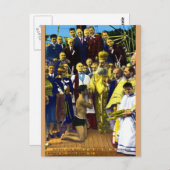 Vintager Tarpon Springs Epiphany Day Postkarte (Vorne/Hinten)