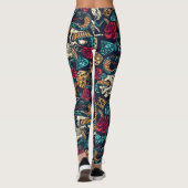 Vintager Tattoo Leggings (Rückseite)