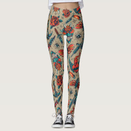 Vintager Tattoo Leggings