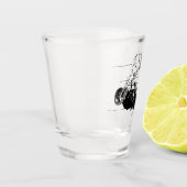 Vintager Taucher Schnapsglas (Links)