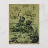 Vintager Tauchvorschlag Postkarte (Vorderseite)