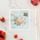 Vintager Teapot Serviette (Beispiel)