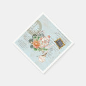 Vintager Teapot Serviette (Ecke)