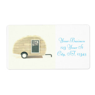 Vintager Teardrop-Anhänger Sinti und Roma Caravan