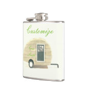 Vintager Teardrop-Anhänger Sinti und Roma Flachmann (Links)