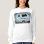 Vintager Teardrop-Camper Sweatshirt (Vorderseite)