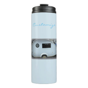 Vintager Teardrop-Wohnwagen Thunder_Cove Thermosbecher