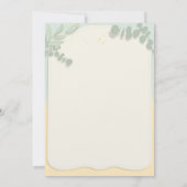 Vintager Teddy Bär Einladung zum ersten Geburtstag (Rückseite)