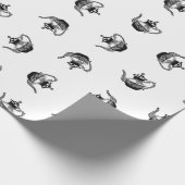 Vintager Tee Tee Tee Tee Tee KUNSTSTOCK Geschenkpapier (Ecke)