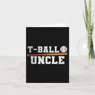 Vintager Teeball Onkel Witziges T-Shirt Ball T-Bal Karte