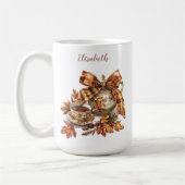 Vintager Teekessel Karierte Multifunktionsleisten- Kaffeetasse (Links)