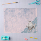 Vintager Teekessel und Teekanne Seidenpapier (Basteln)