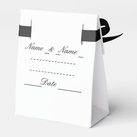 Vintager Teekopf Maßgeschneiderte Hochzeitsgeschen Geschenkschachtel (Rückseite)