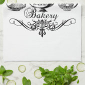 Vintager Teeraum und -bäckerei kichen Tuch (Gefaltet)